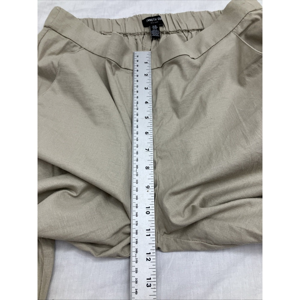 Kenneth Cole New York women's tan dress pants / slacks size M - Picture 4 of 6